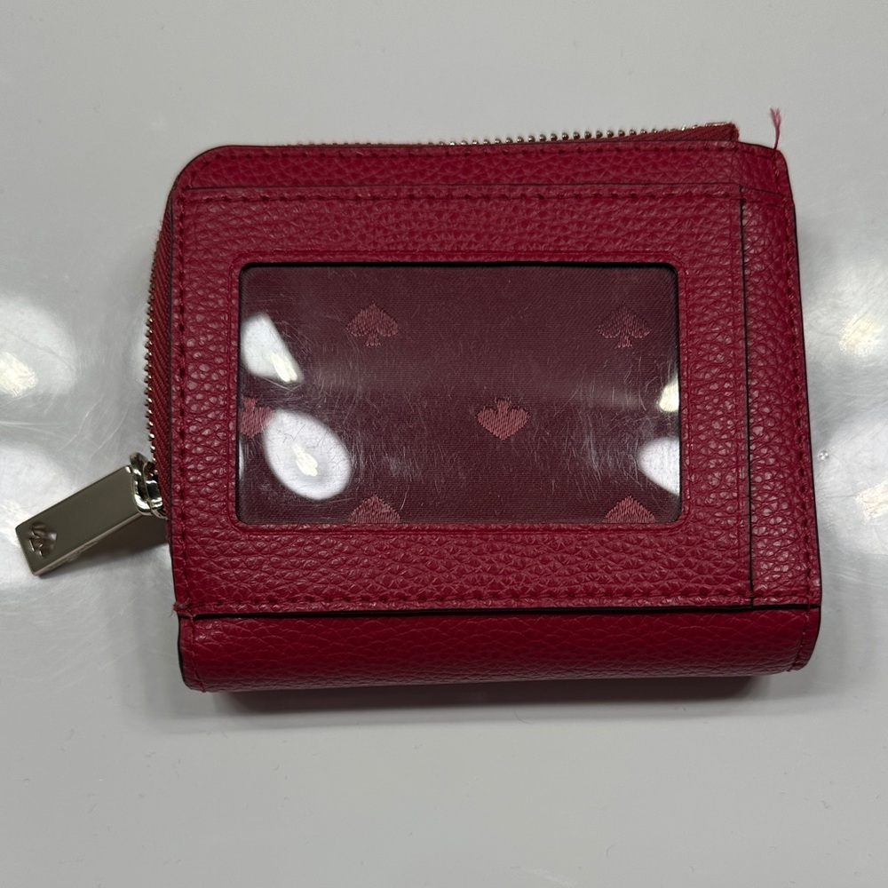 Kate Spade Cherry Red Leather Wallet - Picture 2 of 4